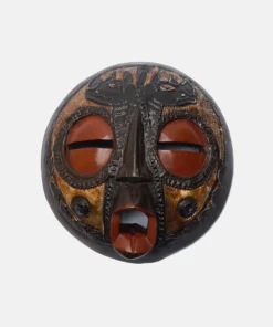 BRASS PLATED ROUND MASK