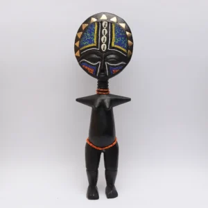 ASHANTI BEADED COWRIES DOLL