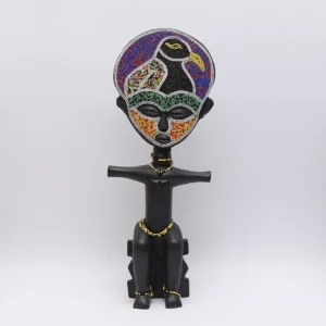 ASHANTI BEADED SITTING DOLL