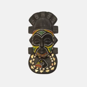 BEADS AND BRASS FIESTA MASK