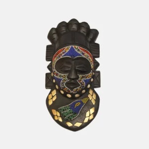 BEADS AND BRASS FIESTA MASK
