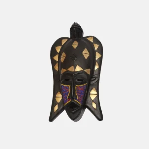 BEADS AND BRASS GHOST MASK