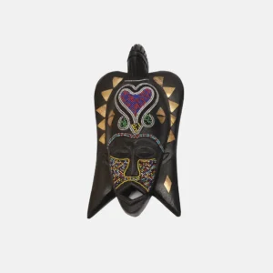 BEADS AND BRASS GHOST MASK