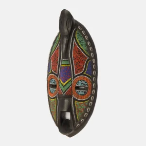 BEADS AND COWRIES OBLONG BIRD MASK