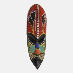 BEADS AND COWRIES OBLONG MASK
