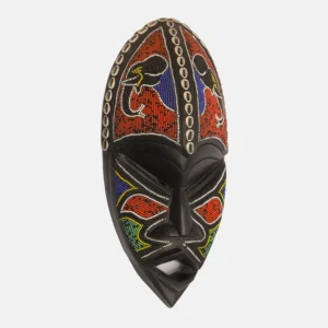 BEADS AND COWRIES OBLONG MASK