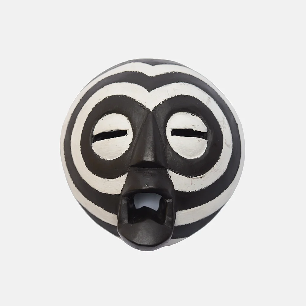 BLACK AND WHITE ROUND MASK(9)