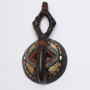 BRASS, BEADS AND COWRIES BOBO MASK