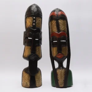 BRASS FULANI LONG MASK