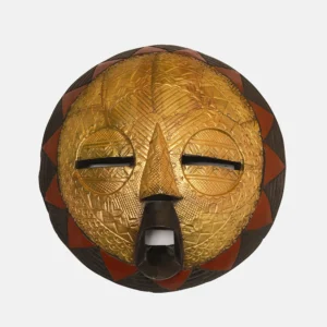 BRASS PLATED ROUND MASK