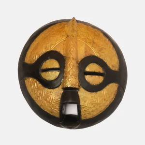 BRASS PLATED ROUND MASK