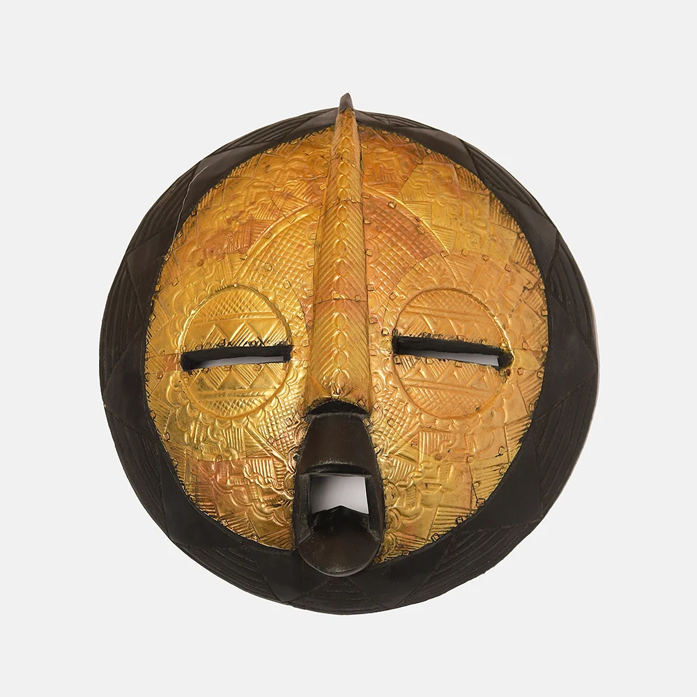 BRASS PLATED ROUND MASK(3)