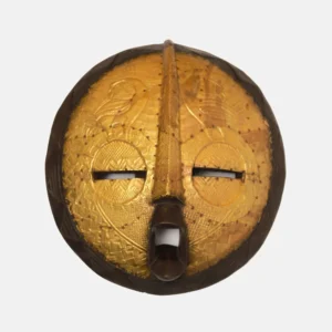 BRASS PLATED ROUND MASK