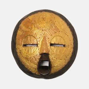 BRASS PLATED ROUND MASK