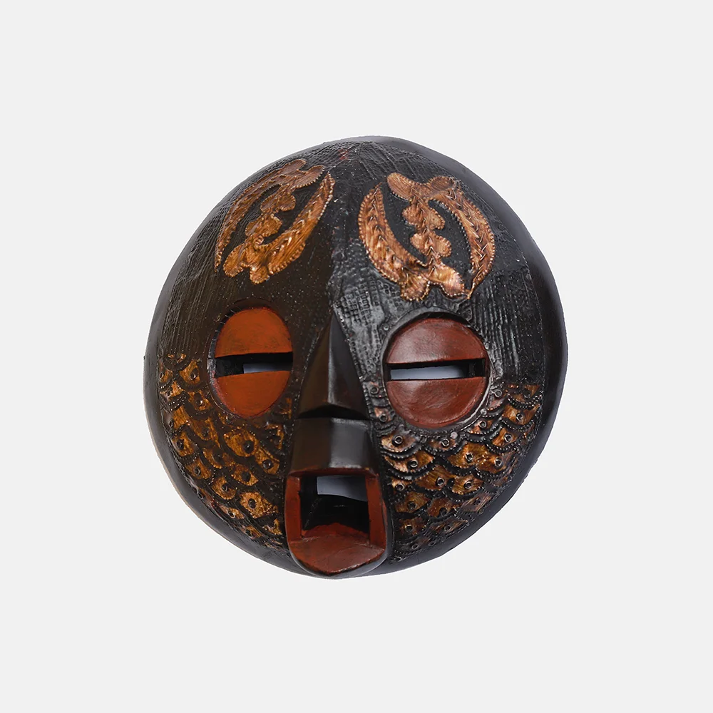 BRASS PLATED ROUND MASK(6)