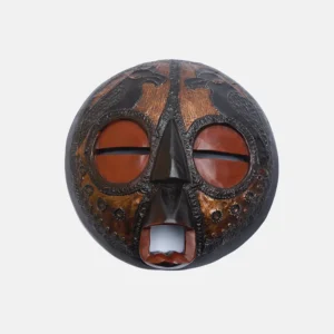 BRASS PLATED ROUND MASK