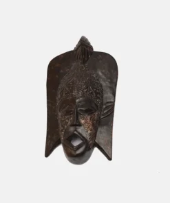 CRAFTED BRASS PLATED GHOST MASK
