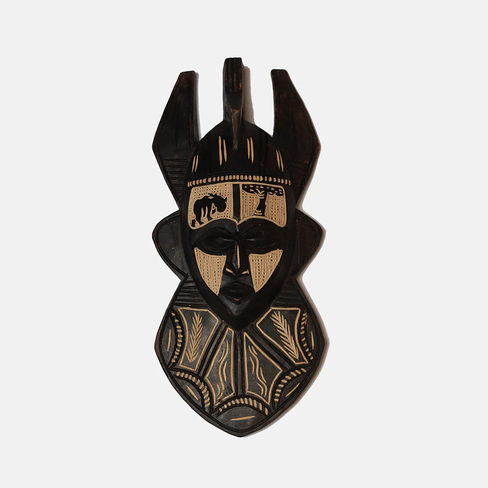 CRAFTED HORN BIRD MASK