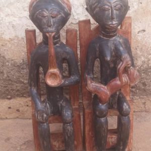 ASHANTI MALE & FEMALE STATUE